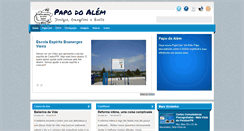 Desktop Screenshot of papodoalem.com.br