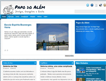 Tablet Screenshot of papodoalem.com.br
